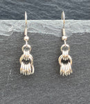 Chainmaille Tiered Dangle Earrings