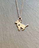 Stainless Steel Staffordshire Bull Terrier Necklace