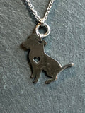 Stainless Steel Staffordshire Bull Terrier Necklace