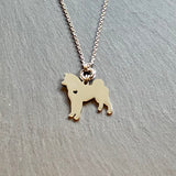 Husky necklace, Akita pendant