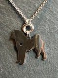 Stainless Steel Husky/Akita Necklace