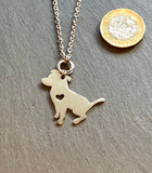 Stainless Steel Staffordshire Bull Terrier Necklace