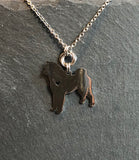 Stainless Steel Husky/Akita Necklace