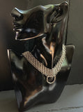 European 4 in 1  Chunky Chainmaille D-Ring Choker