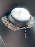 European 4 in 1  Chunky Chainmaille D-Ring Choker