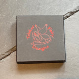 Ocean Blue Captured Crystal Necklace