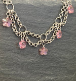 Chainmaille Anklet with Swarovski Crystals