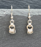 Chainmaille Tiered Dangle Earrings