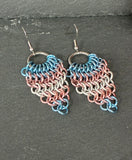 Trans Pride Chainmaille Earrings