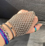 Japanese 12 in 2 Chainmaille Handflower