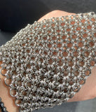 Japanese 12 in 2 Chainmaille Handflower