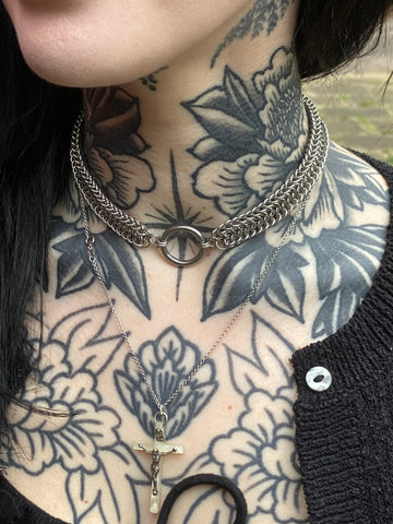 Alligator Back Dragon Choker