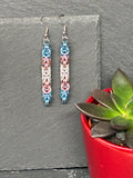 Trans Pride Byzantine Earrings