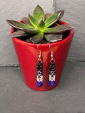 Asexual Pride Byzantine Earrings