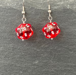Mini D20 Earrings