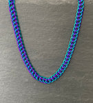 Purple & Teal Half Persian Necklace