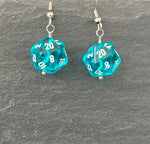 Mini D20 Earrings