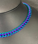 Purple & Teal Half Persian Necklace