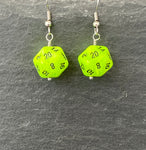 Mini D20 Earrings
