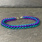Purple & Teal Half Persian Bracelet