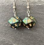Mini D20 Earrings