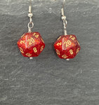 Mini D20 Earrings