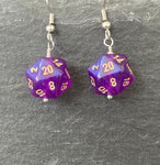 Mini D20 Earrings