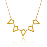Gold Plated Geometric Necklace