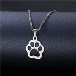 Paw Print Simple Necklace