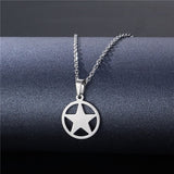 Pentagram Star Simple Necklace