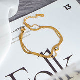 Gold Plated Stainless Steel Anklet