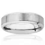 Satin Finish Stainless Steel Beveled Edge Ring