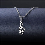 Treble Clef Simple Necklace