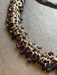 Purple Iris Statement Necklace