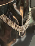 European 4 in 1  Chunky Chainmaille D-Ring Choker