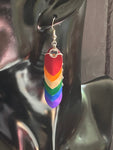Rainbow Scale Maille Earrings