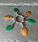 6 Dragon Scale Stitch Markers