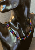 Dark Rainbow Half Persian 3 in 1 Necklace