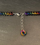 Dark Rainbow Half Persian 3 in 1 Necklace