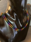 Dark Rainbow Half Persian 3 in 1 Necklace