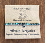 Semi-Precious Stretch Bracelets Turquoise