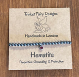 Semi-Precious Stretch Bracelets Hematite