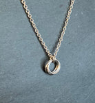 Simple everyday Mobius necklace,  Delicate hypoallergenic Chainmaille necklace, perfect gift for girlfriend or best friend