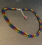 Dark Rainbow Half Persian 3 in 1 Necklace