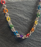 Mobius Rainbow Necklace