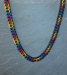 Dark Rainbow Half Persian 3 in 1 Necklace