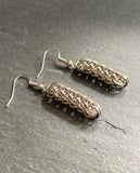 Full Persian chainmaille, hypoallergenic surgical steel earrings